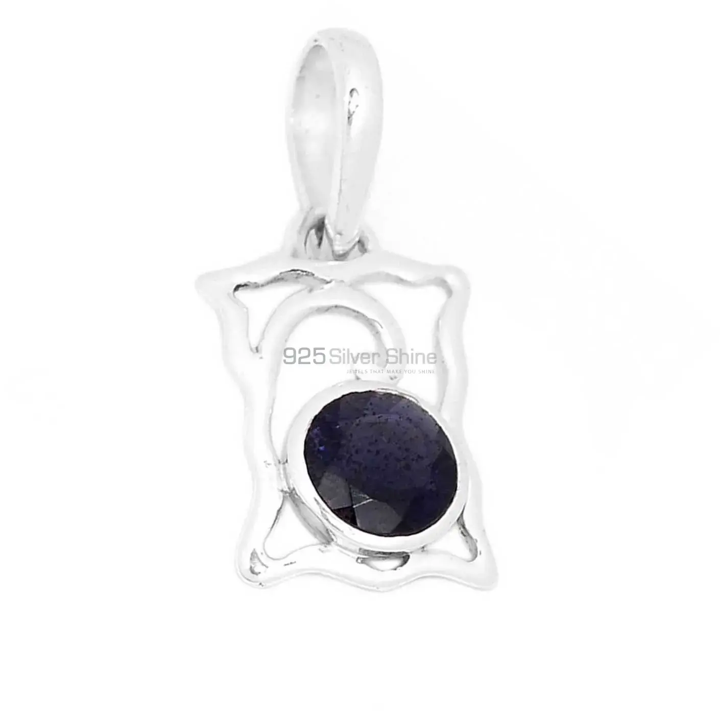 Best Quality Fine Sterling Silver Pendants Wholesaler In Iolite Gemstone Jewelry 925SP281-2_1