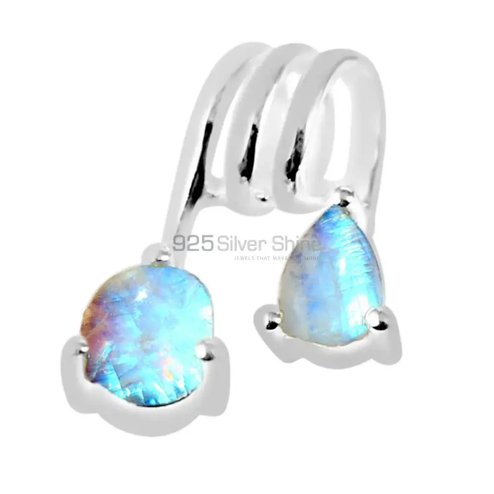 Fine Sterling Silver Pendants In Rainbow Gemstone Jewelry 925SP264-3_0