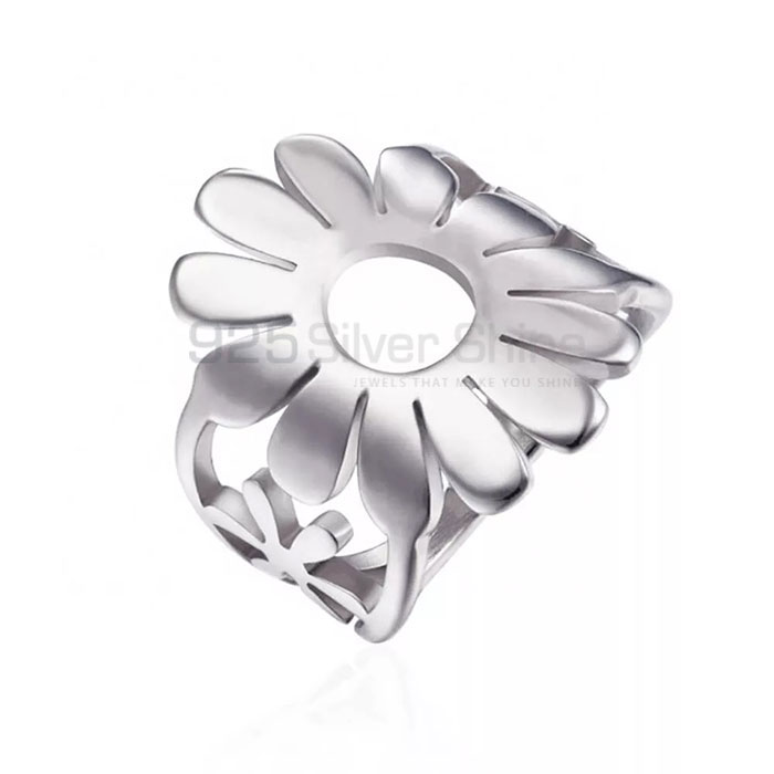 Best Quality Flower Minimalist Ring In 925 Silver Jewelry FWMR244
