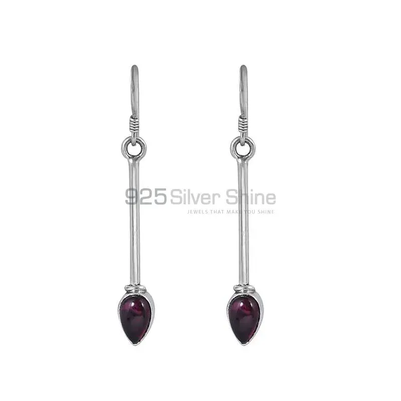 Best Quality Garnet Gemstone Earring In 925 Fine Silver Earring Jewelry 925SE39