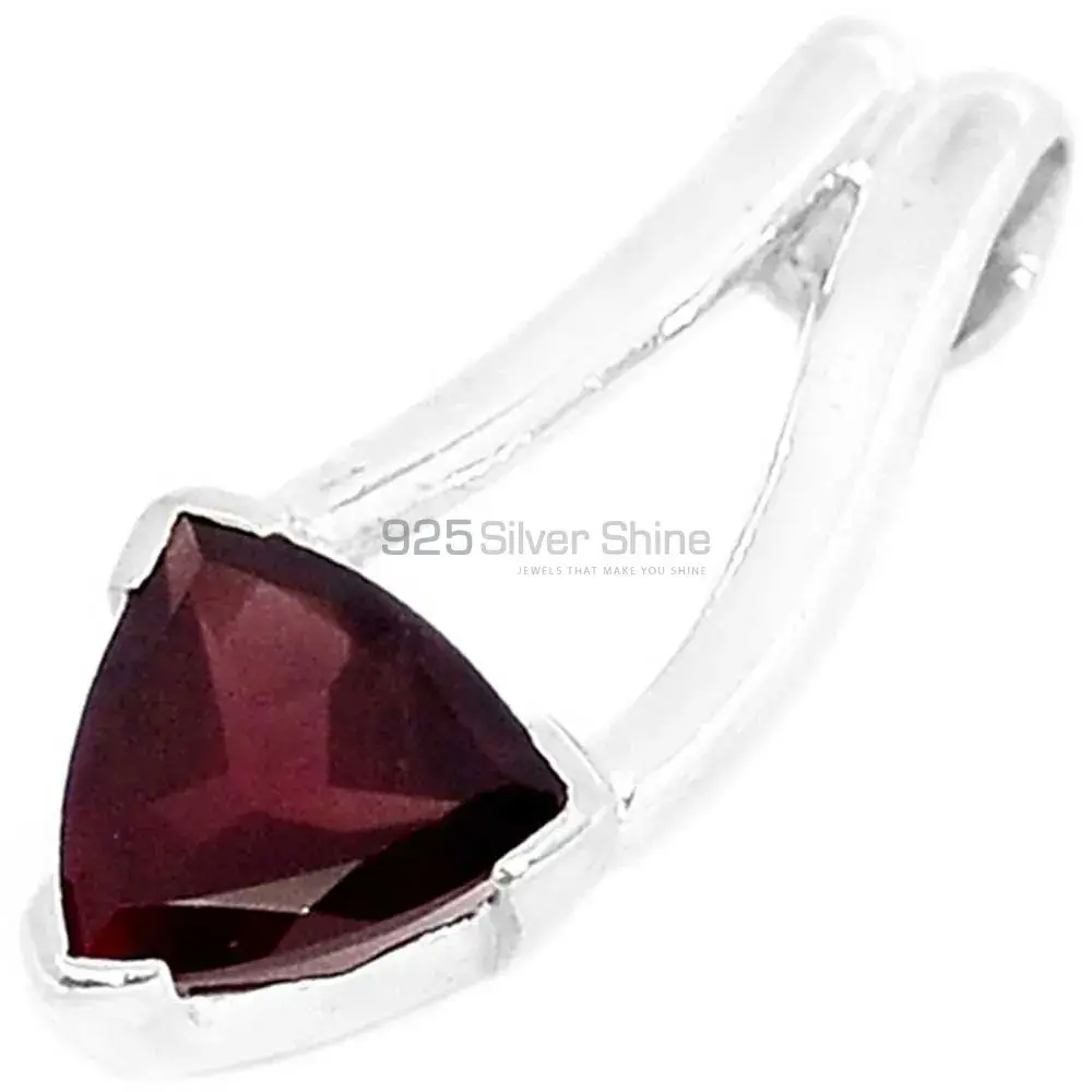 Garnet Gemstone Handmade Pendants In Solid Sterling Silver Jewelry 925SP285-2_0