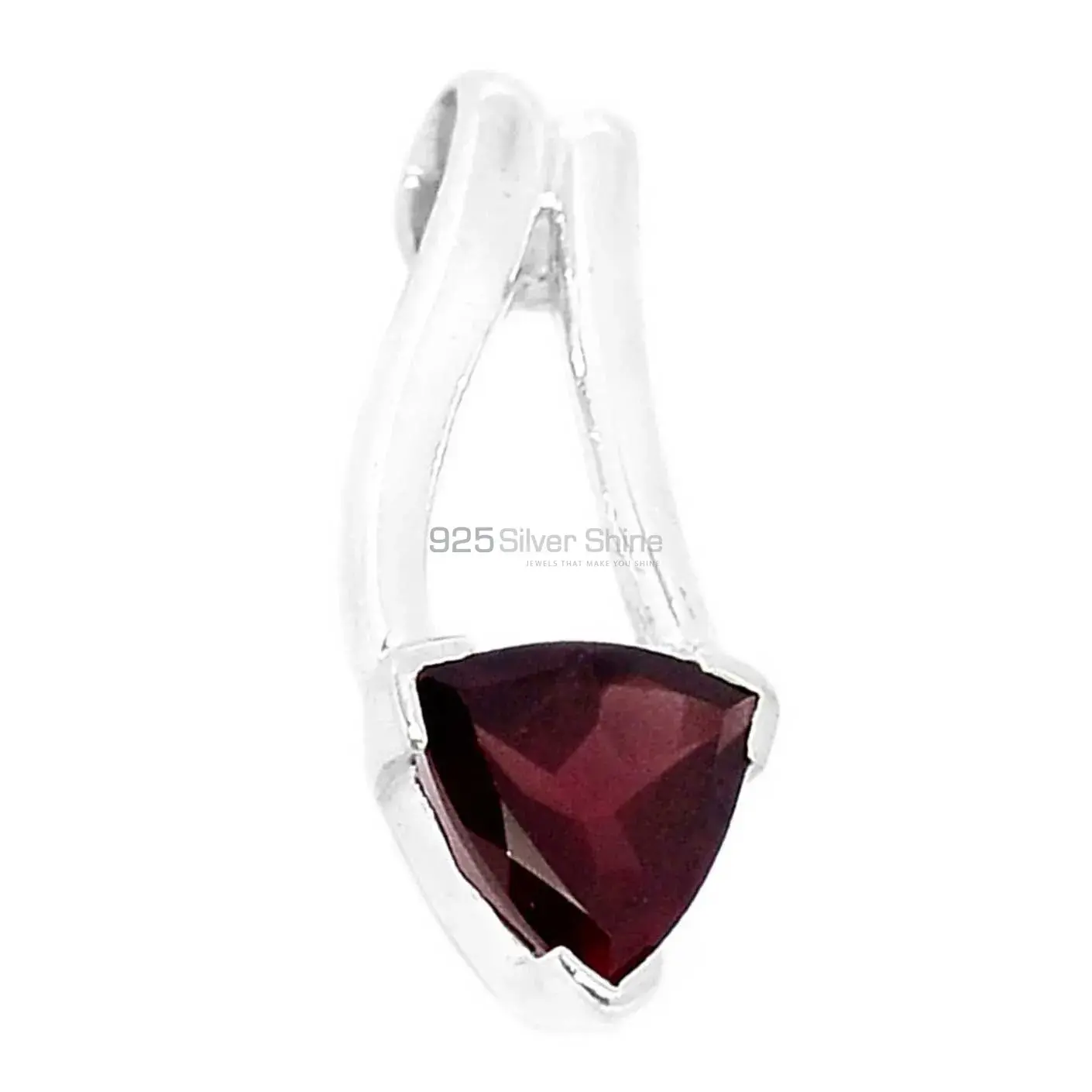 Garnet Gemstone Handmade Pendants In Solid Sterling Silver Jewelry 925SP285-2_1