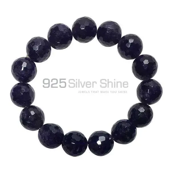 Best Quality Genuine Amethyst Gemstone Beads Bracelets 925BB113