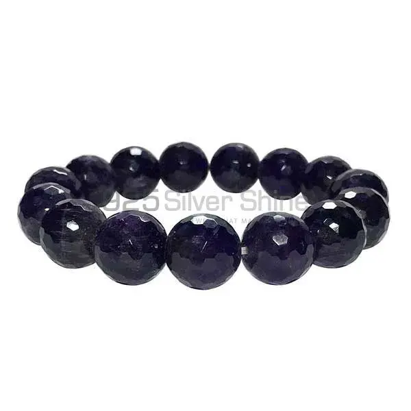 Best Quality Genuine Amethyst Gemstone Beads Bracelets 925BB113_0