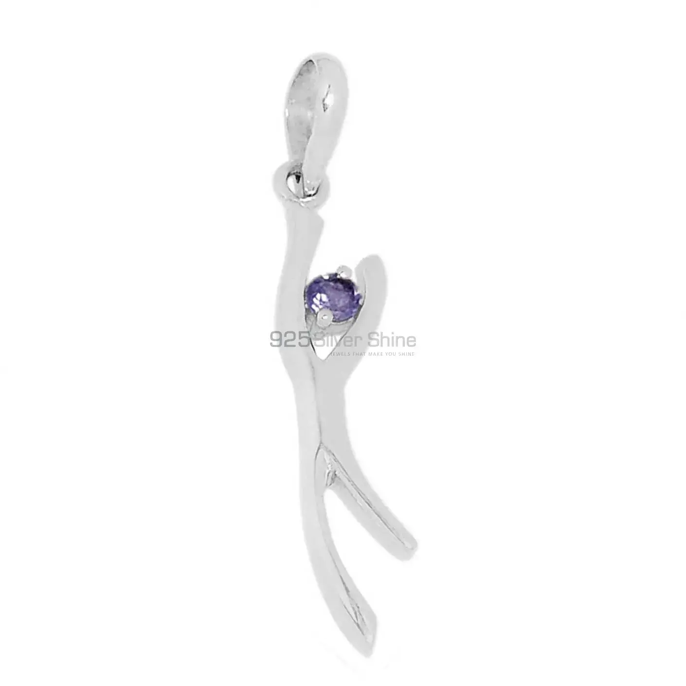 Iolite Gemstone Handmade Pendants In Solid Sterling Silver Jewelry 925SSP320-5_0