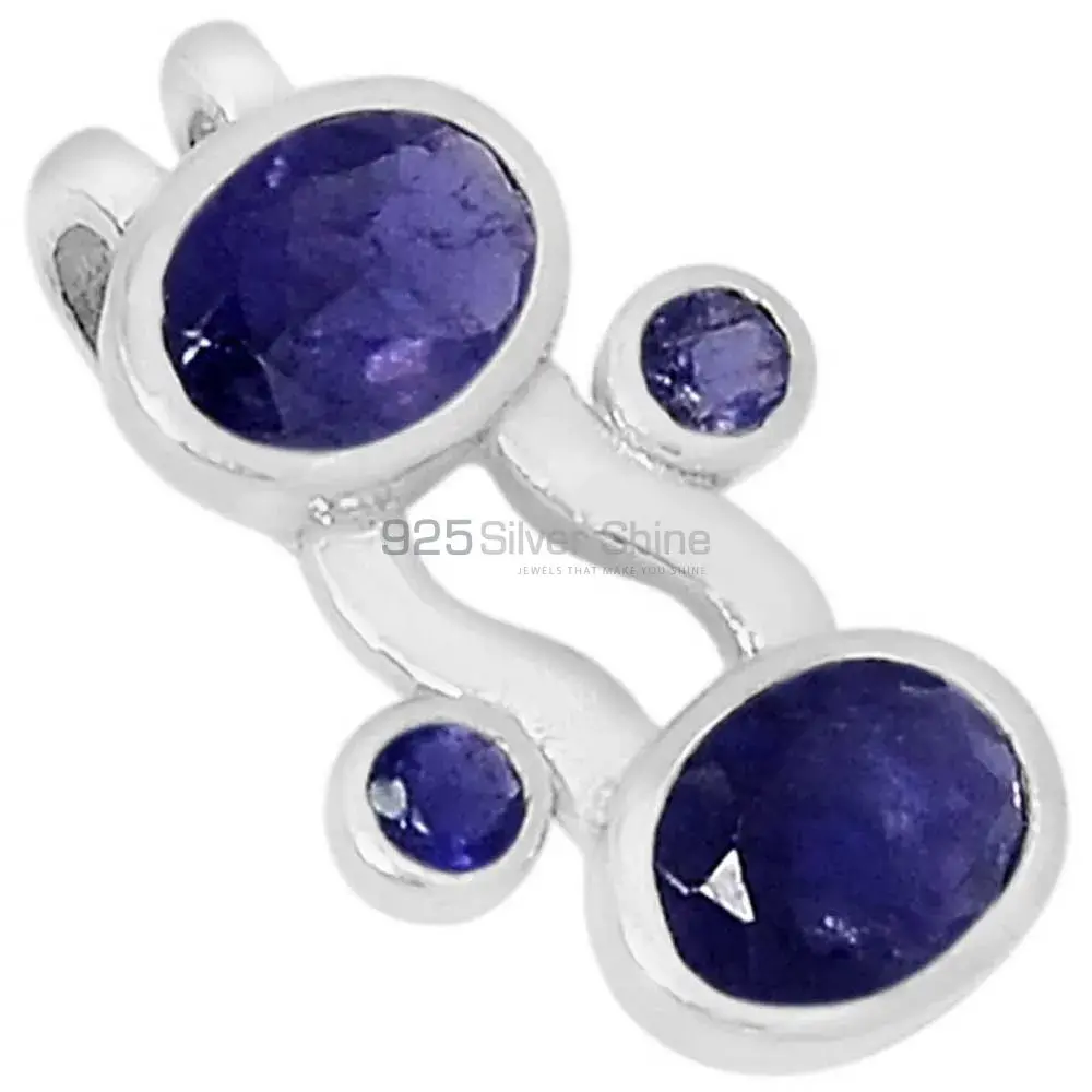 Best Quality Iolite Gemstone Pendants Wholesaler In Fine Sterling Silver Jewelry 925SSP321-5