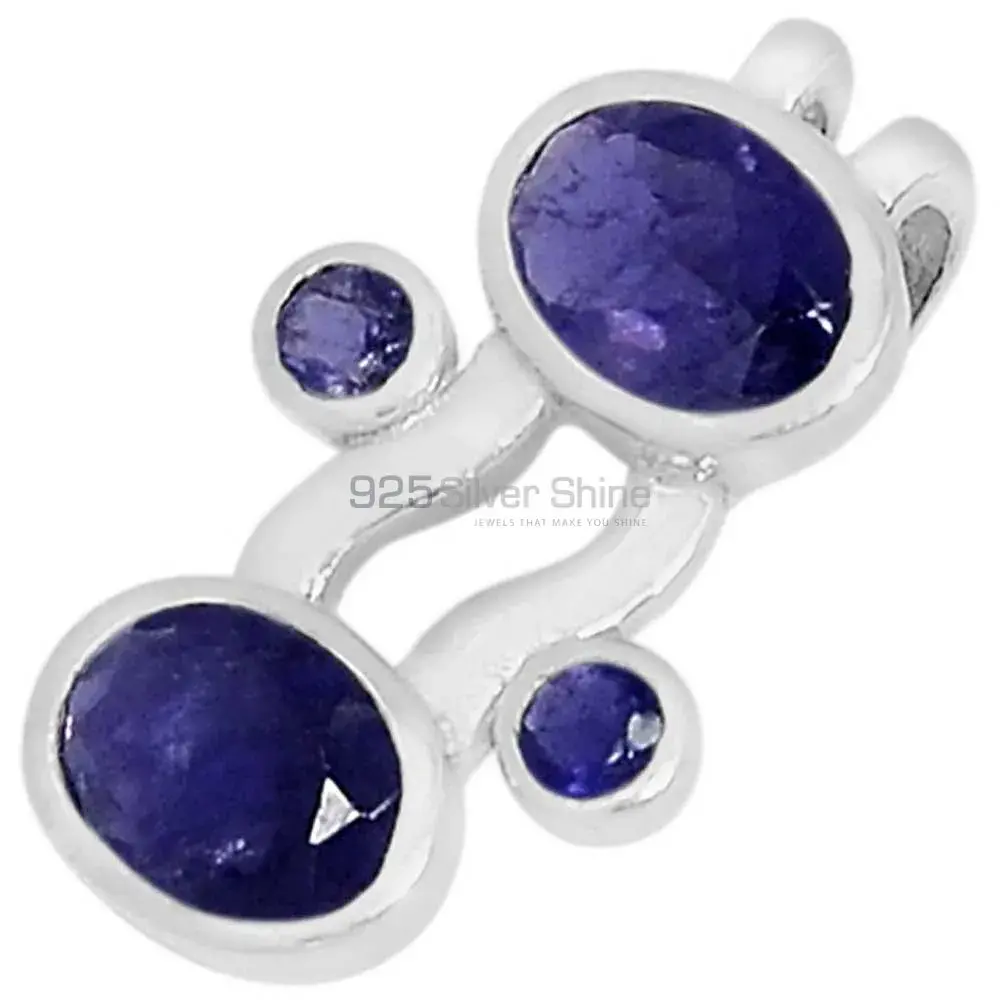 Iolite Gemstone Pendants In Fine Sterling Silver Jewelry 925SSP321-5_1