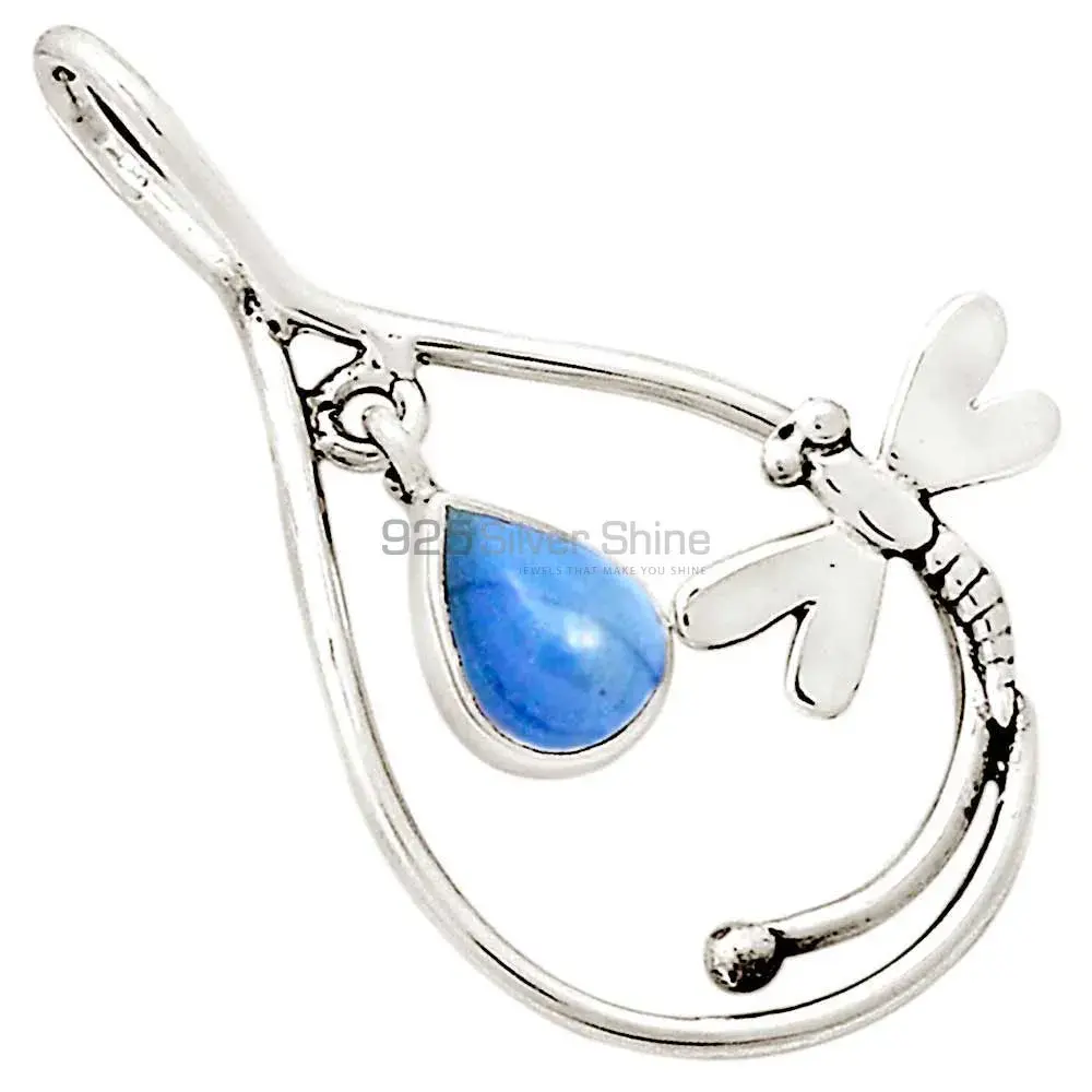 Best Quality Kyanite Gemstone Pendants Wholesaler In Fine Sterling Silver Jewelry 925SP105-1