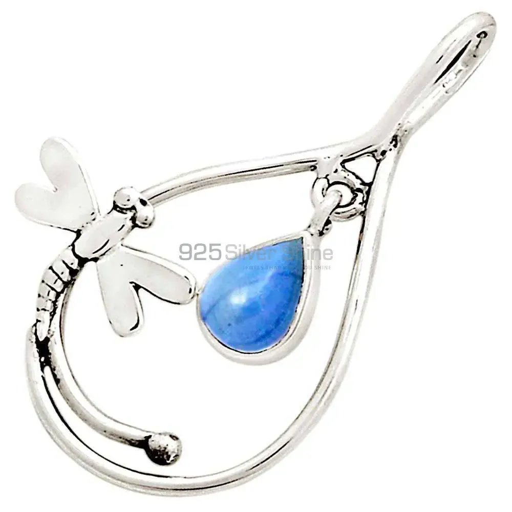 Best Quality Kyanite Gemstone Pendants Wholesaler In Fine Sterling Silver Jewelry 925SP105-1_0