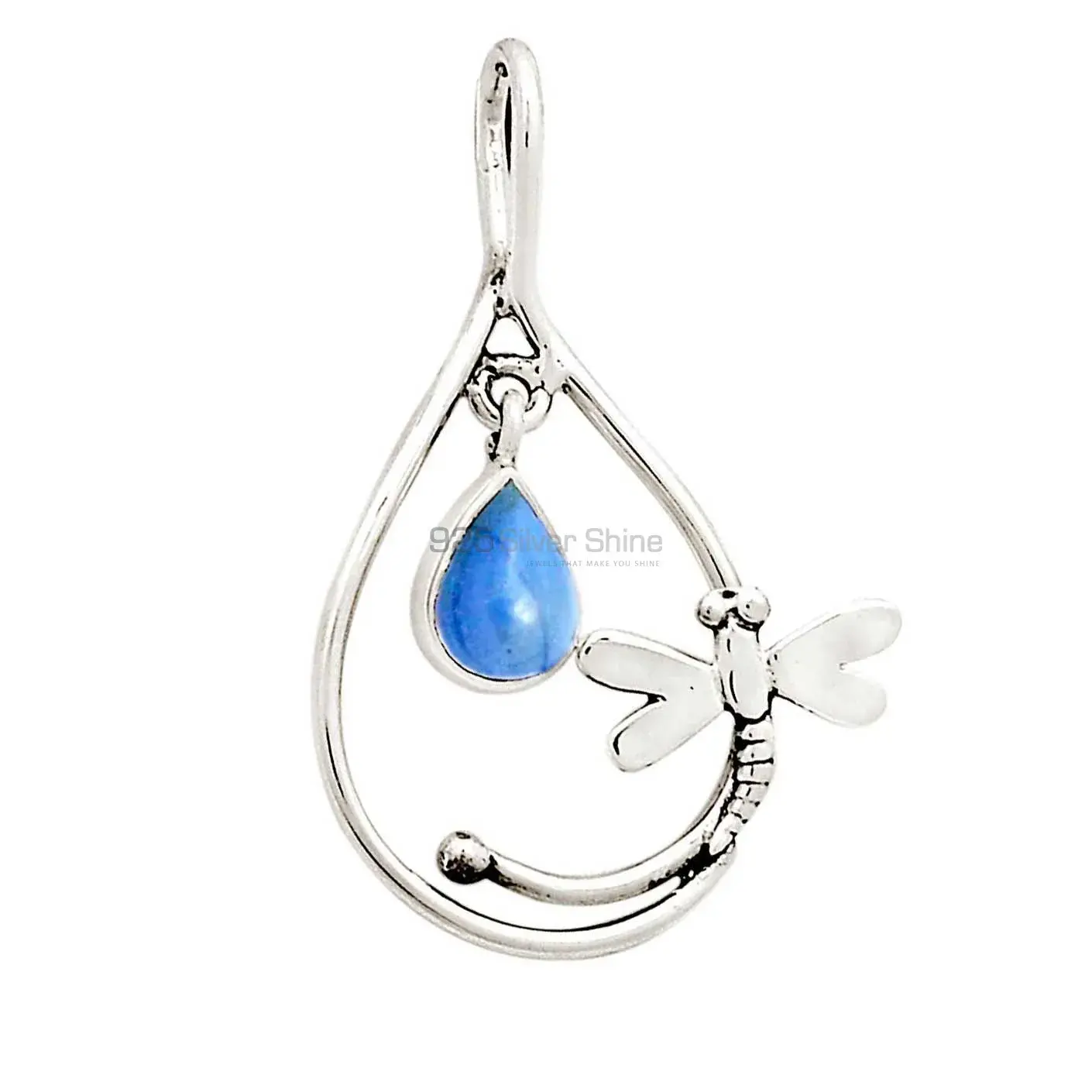 Kyanite Gemstone Pendants In Fine Sterling Silver Jewelry 925SP105-1_2
