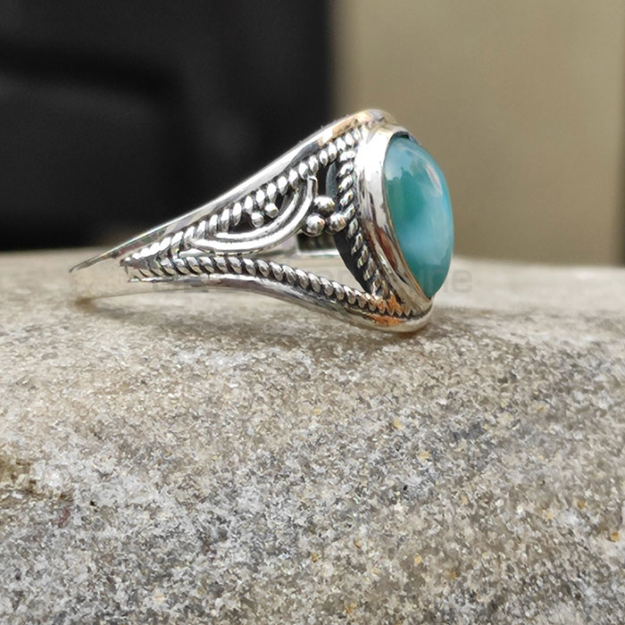 Larimar Gemstone Ring In Sterling Silver SSR84_0