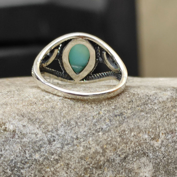 Larimar Gemstone Ring In Sterling Silver SSR84_2
