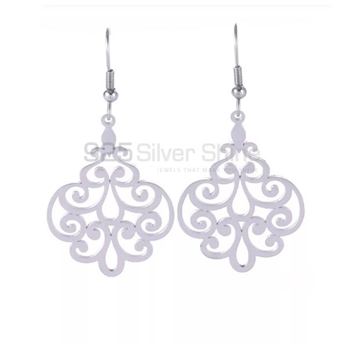 Filigree Dangle Earring In 925 Sterling Silver FGME160