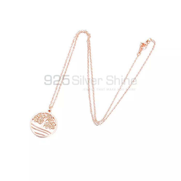 Best Quality Life Of Tree Minimalist Necklace In Silver TLMN620_0