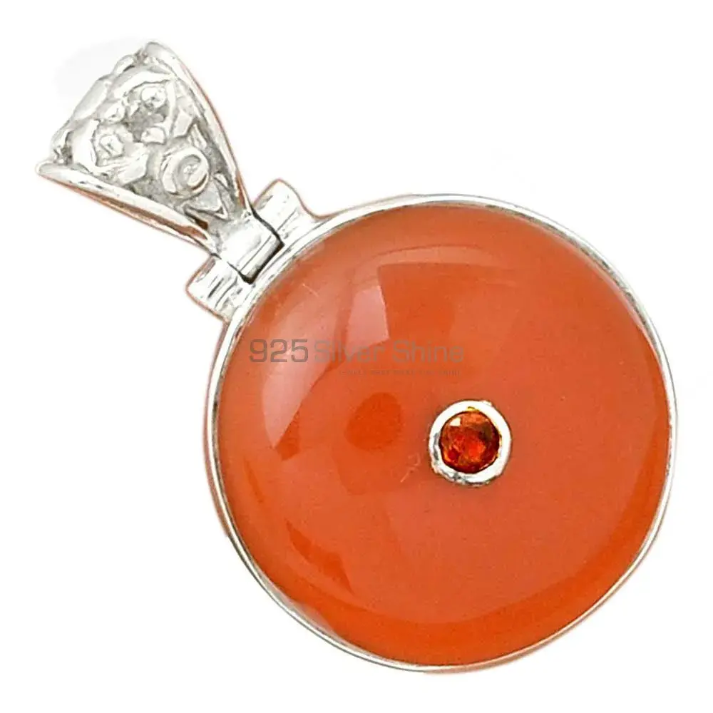 Multi Gemstone Handmade Pendants In Solid Sterling Silver Jewelry 925SP70-9_0