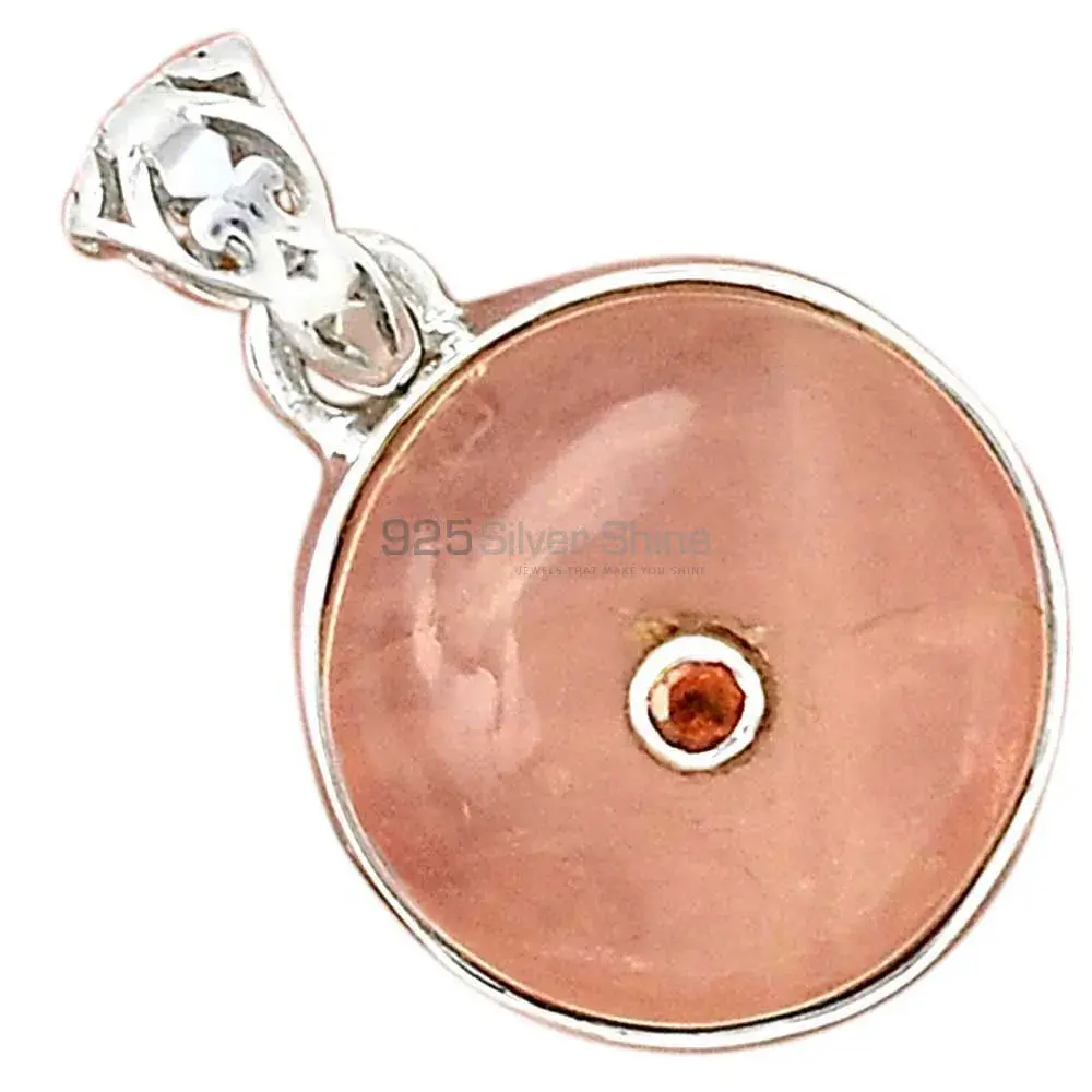 Multi Gemstone Pendants In 925 Fine Silver Jewelry 925SP70-2_0