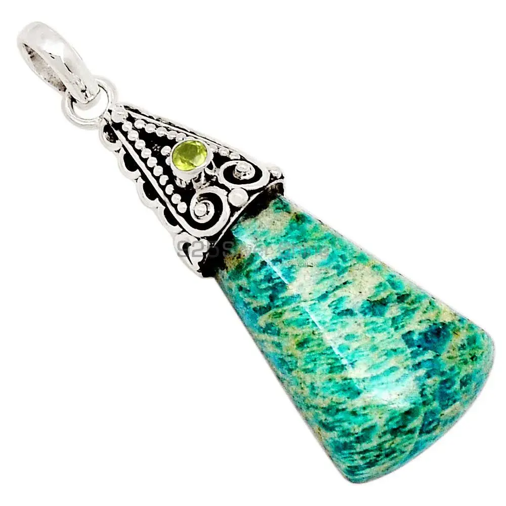 Multi Gemstone Pendants In Fine Sterling Silver Jewelry 925SP201-2_0