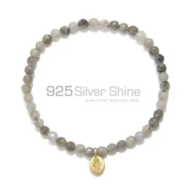 Best Quality Natural Labradorite Gemstone Beads Bracelets 925BB168_0