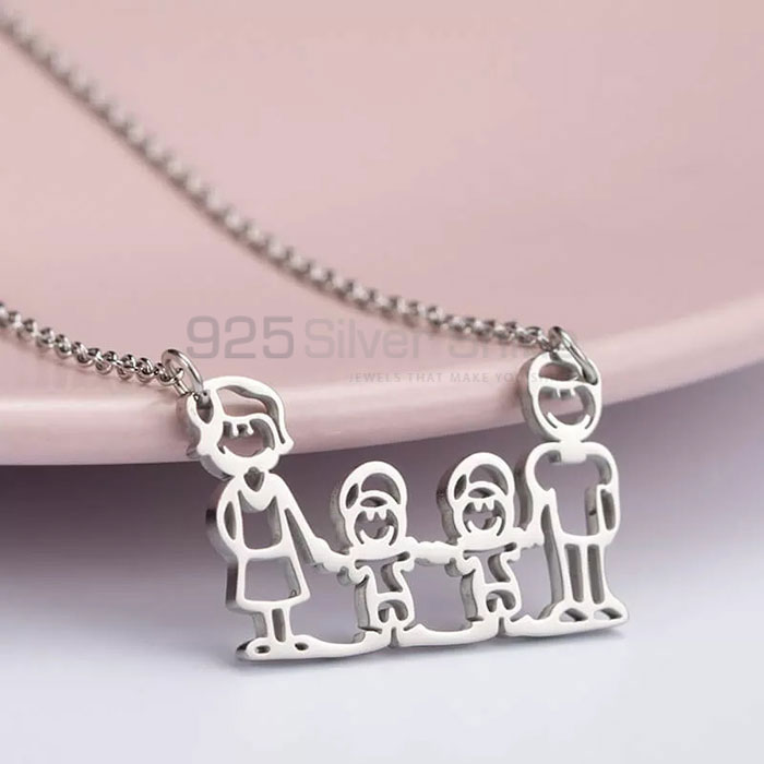Silver Necklace Perfect Gift For Family Members FAMN122