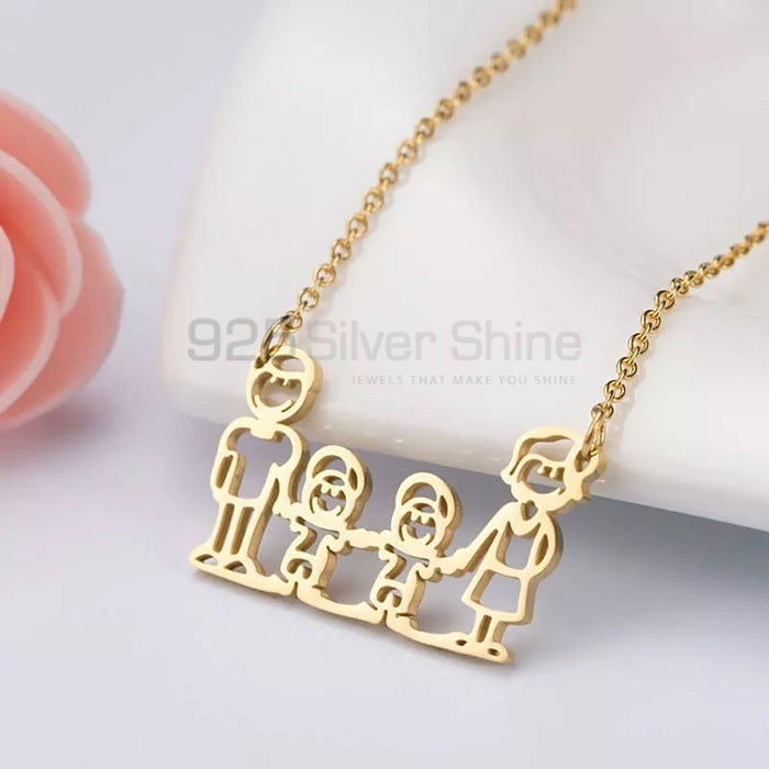 Best Quality Silver Necklace Perfect Gift For Family Members FAMN122_0