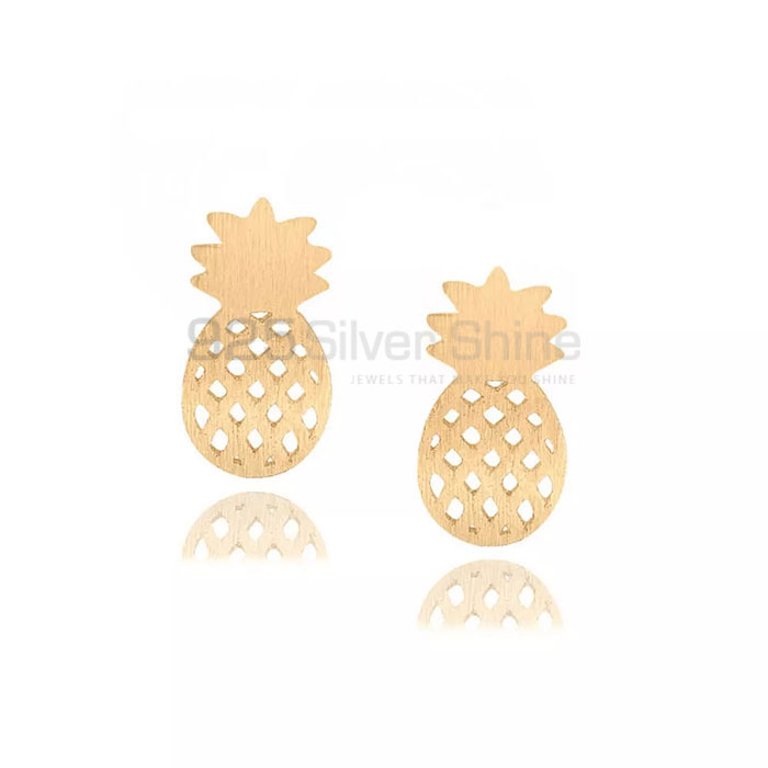 Best Quality Pineapple Fruit Minimalist 925 Silver Earring FRME263_0