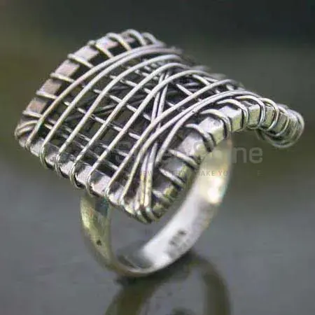 Plain Solid Sterling Silver Rings Jewelry 925SR2476_0