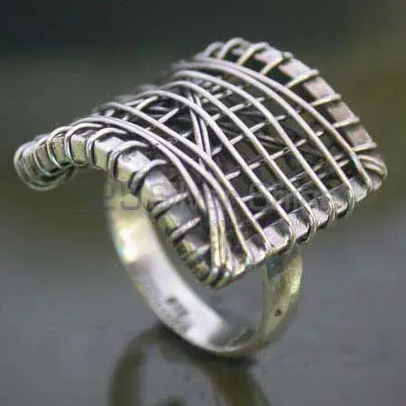 Plain Solid Sterling Silver Rings Jewelry 925SR2476_1