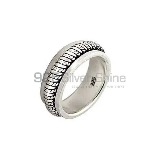 Best Quality Plain Solid Sterling Silver Rings Jewelry 925SR2671
