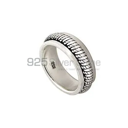 Plain Solid Sterling Silver Rings Jewelry 925SR2671_1