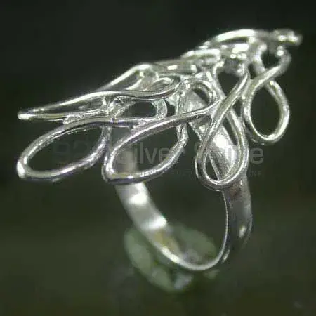 Plain Sterling Silver Rings Jewelry 925SR2509