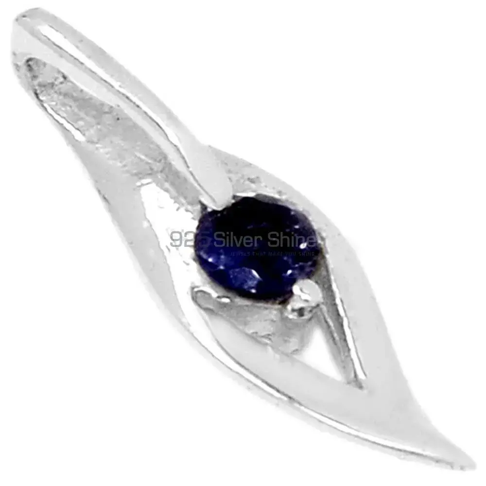Best Quality Solid Sterling Silver Handmade Pendants In Iolite Gemstone Jewelry 925SP280-2