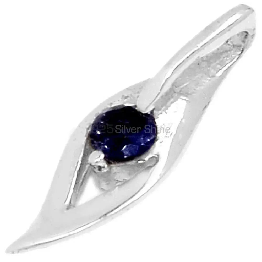 Solid Sterling Silver Handmade Pendants In Iolite Gemstone Jewelry 925SP280-2_0