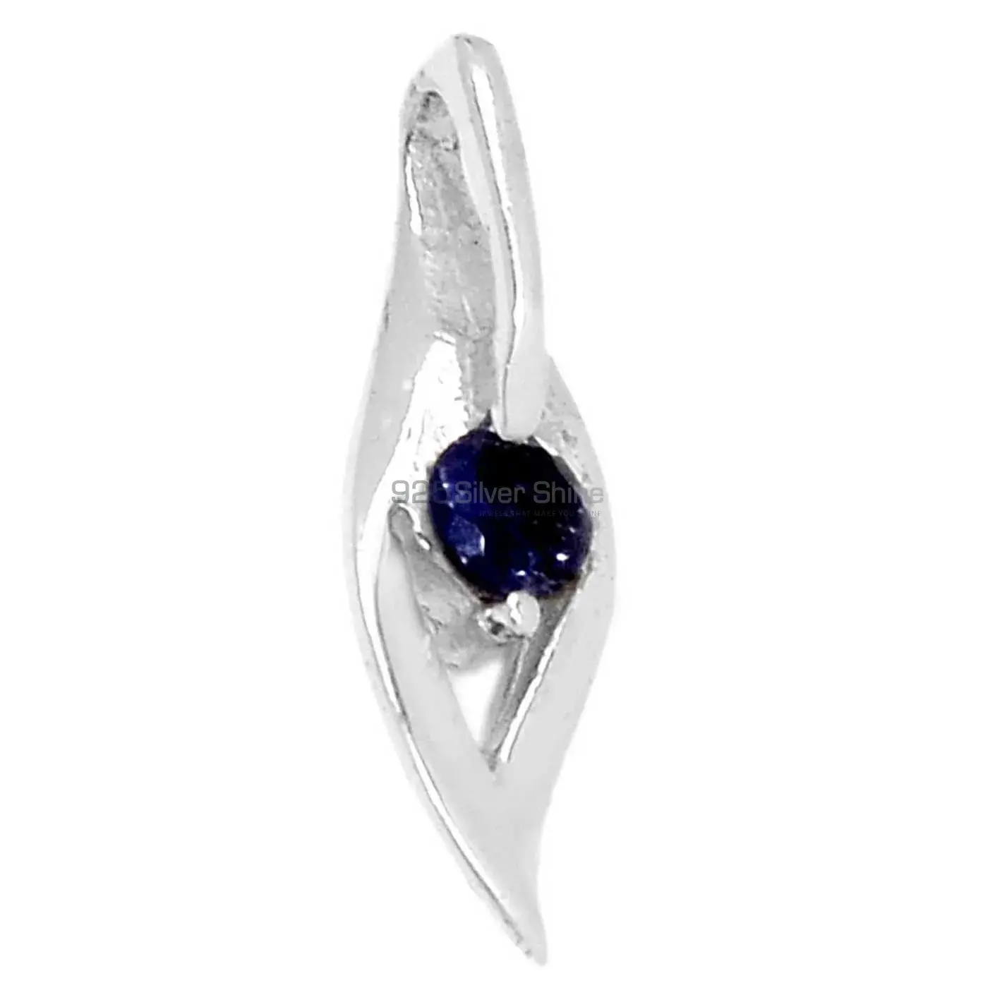 Best Quality Solid Sterling Silver Handmade Pendants In Iolite Gemstone Jewelry 925SP280-2_1