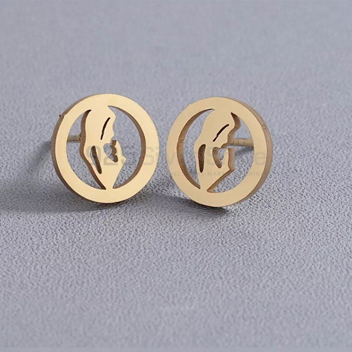 Best Quality Sterling Silver Family Stud Earring FAME113_2