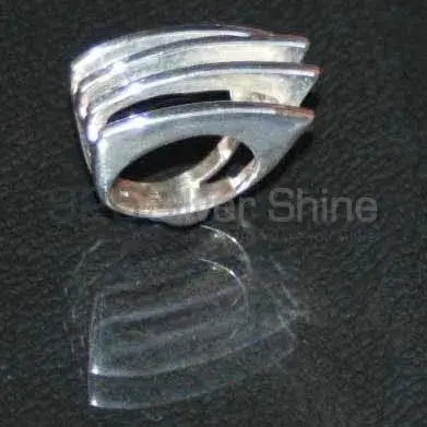 Plain Sterling Silver Rings Jewelry 925SR2456_0