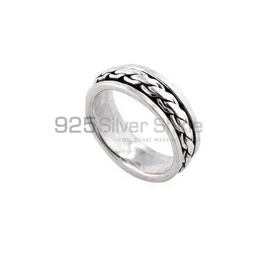 Plain Sterling Silver Rings Jewelry 925SR2651_0