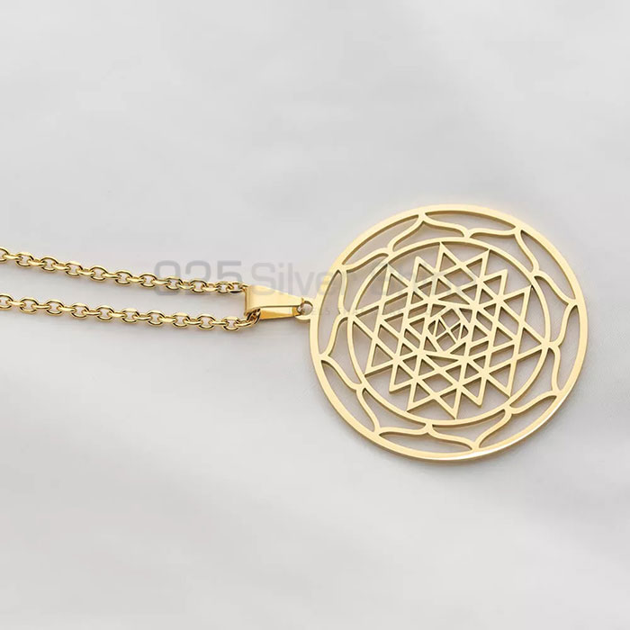 Geometric Minimalist Necklace In 925 Silver GMMN299