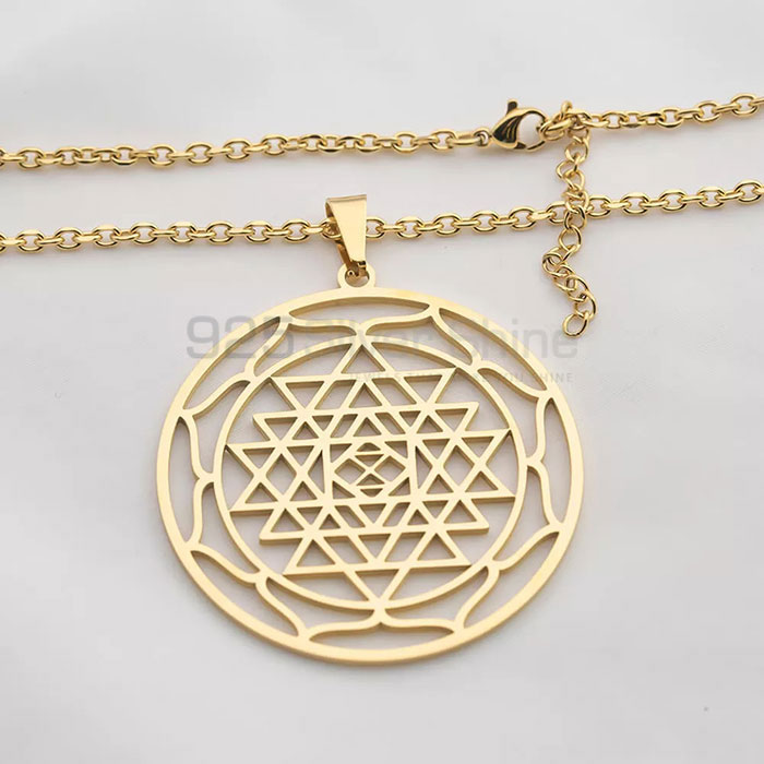 Geometric Minimalist Necklace In 925 Silver GMMN299_1