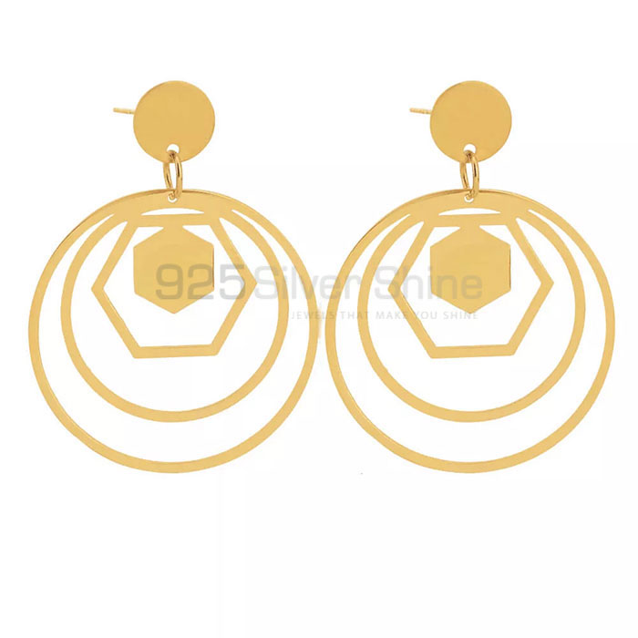 Geometric Minimalist Stud Earring In 925 Silver GMME284
