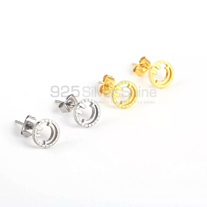 Best Silver Emoji Earring In 925 Sterling Silver SMME429_1