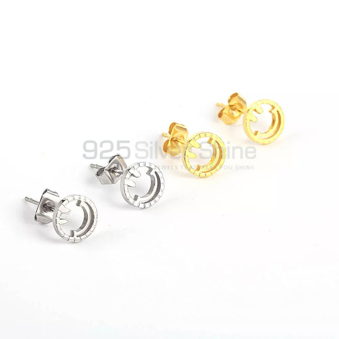 Silver Emoji Earring In 925 Sterling Silver SMME429_1