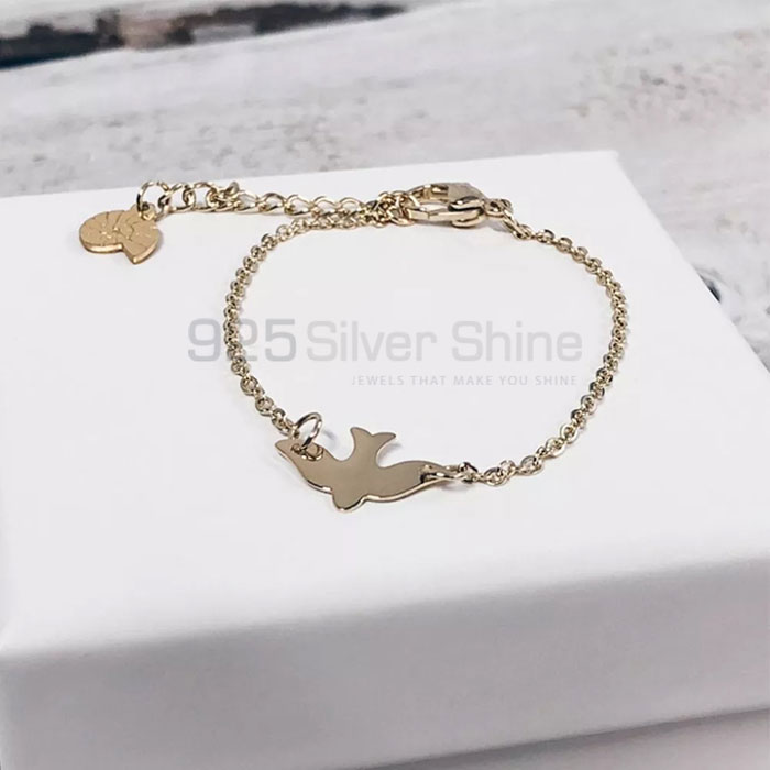 Bird Bracelet, Best Design Animal Minimalist Bracelet In 925 Sterling Silver AMB13