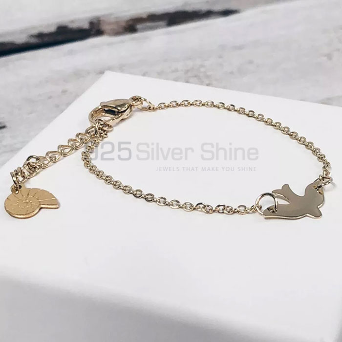 Bird Bracelet, Best Design Animal Minimalist Bracelet In 925 Sterling Silver AMB13_1