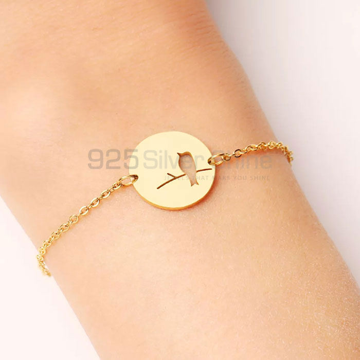 Bird Bracelet, Animal Minimalist Bracelet In 925 Sterling Silver AMB11_0