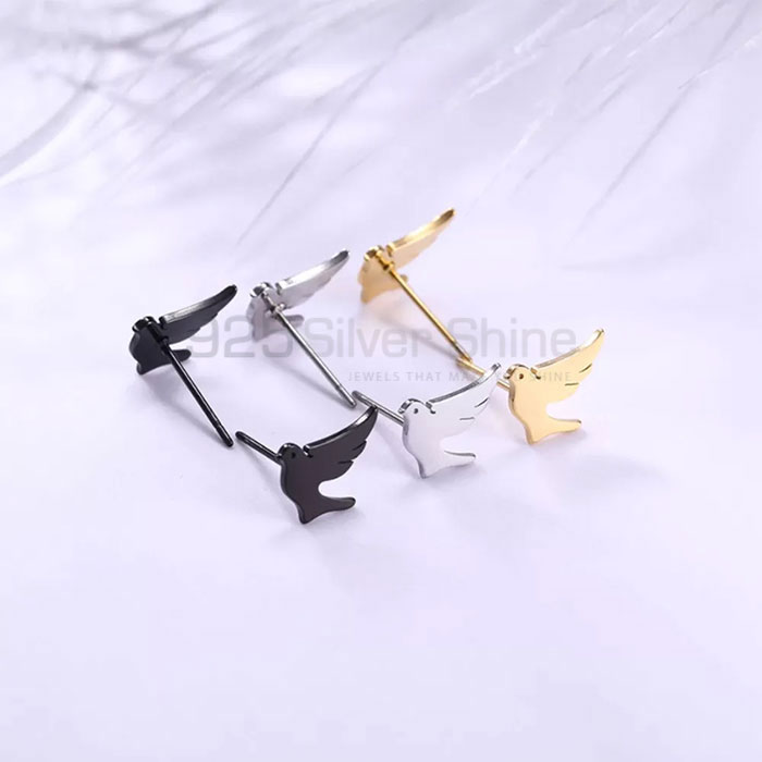 Bird Earring, Best Collection Animal Minimalist Earring In 925 Sterling Silver AME54