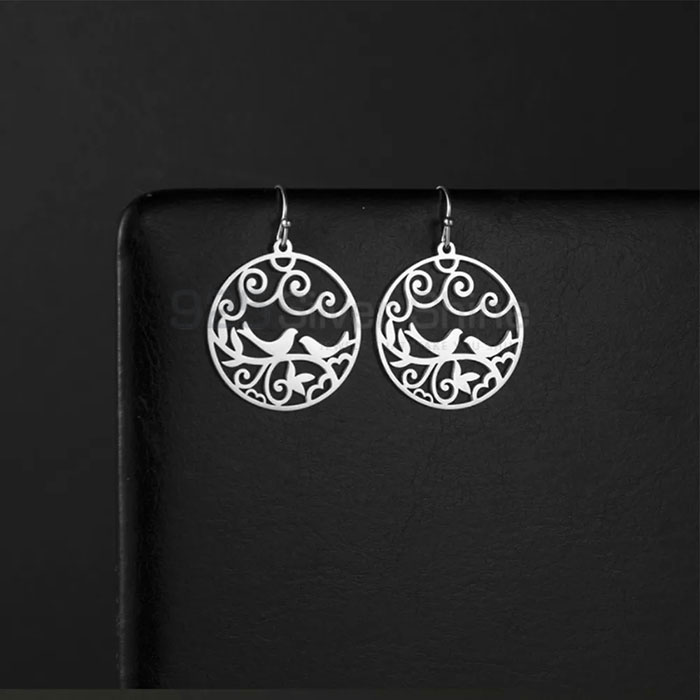 Bird Earring, Animal Minimalist Earring In 925 Sterling Silver AME34