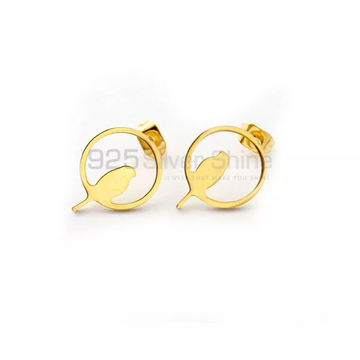 Bird Earring, Animal Minimalist Earring In 925 Sterling Silver AME71_0