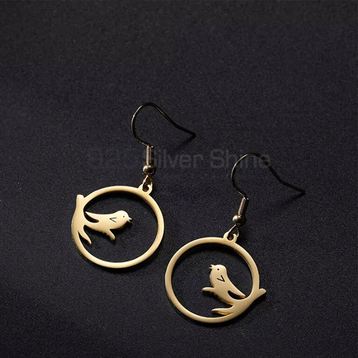 Bird Earring, Animal Minimalist Earring In 925 Sterling Silver Jewelry AME35