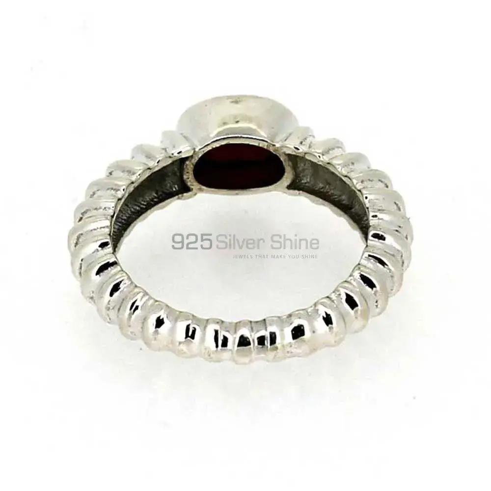 Blue Topaz Gemstone Handmade Ring In Solid Silver 925SR025-1_4
