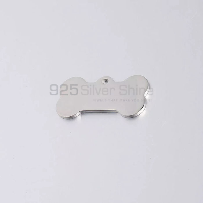 Bone Dog Plate Pet Silver Pendant, Best Design Animal Minimalist Pendant In 925 Sterling Silver AMP265